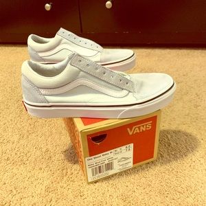 Baby Blue / True White Vans Used